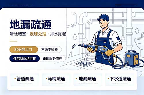 松滋地漏疏通