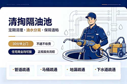 松滋清掏隔油池